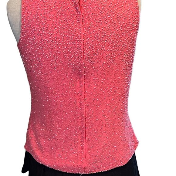 Jkara || Flamingo, pink with embellishments throughout. Size large. - Picture 3 of 13